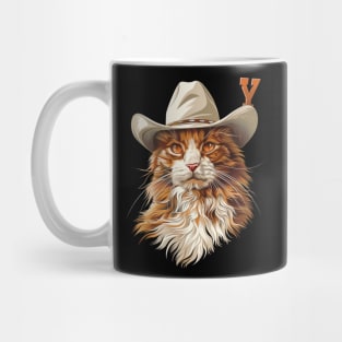 Cat Cowboy Purrfectly Wild West Mug